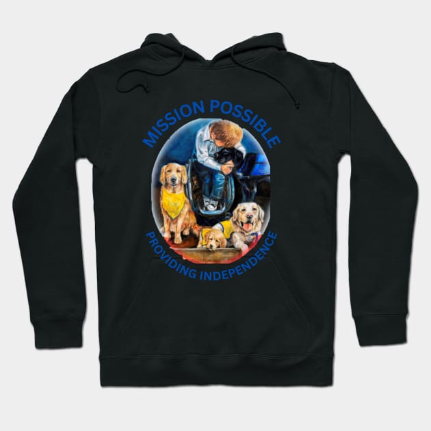 Mission to Provide Indenpendence Hoodie by B C Designs